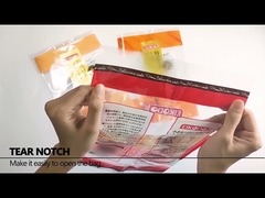 Sacchetti per imballaggio personalizzati per verdure fresche in PET/CPP, sacchetti in plastica Bopp per aglio con finestra trasparente