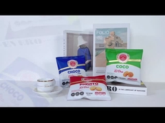 Borsa per snack stampata su misura con sacchetto di confezionamento alimentare sigillato indipendente per biscotti di cioccolato