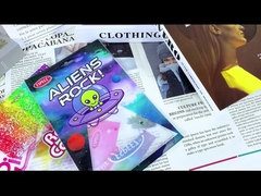 180 Microns Snack confezionamento sacchetti di plastica su misura Stand Up sacchetto per Fudge Caramelle Noce