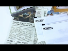 BOPP abbigliamento sigillabile zippa serratura borse borse con logo per abbigliamento