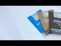 Logo personalizzato film per caramelle a prova di umidità sacchetto per imballaggio alimentare sacchetto per caramelle con ziplock