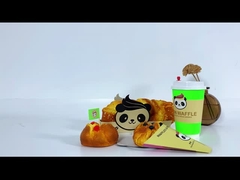 Set di confezionamento per snack stampato su misura, sacchetto alimentare, scatola del pane, tazza per bevande, set per la decorazione degli imballaggi alimentari