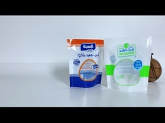 Sacchetti di imballaggio in plastica a prova di umidità con finestra per snack Noci alimentari secche Logo personalizzato