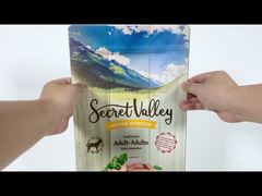 2 kg di plastica su misura sacchetti a fondo piatto sacchetti di pollo sacchetti di carne con cerniera