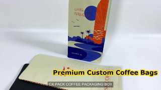 Sacchetti di caffè a fondo piatto personalizzati Soluzioni di imballaggio premium