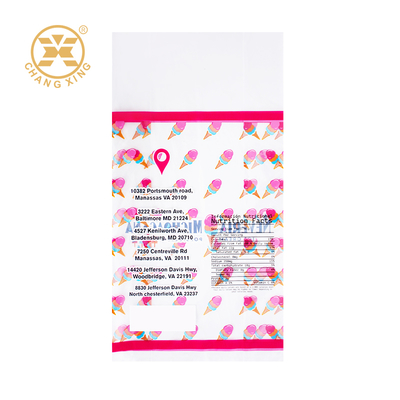 Custom Printed Back Side Seal Stand Up Pouch for Candy Packaging