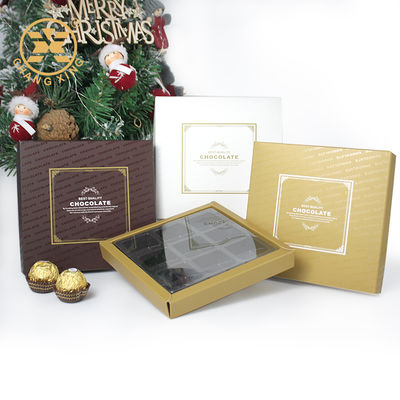 Custom Printed Chocolate Gift Box with 350gsm Cardpaper and CMYK+PMS Color for Candy Packaging