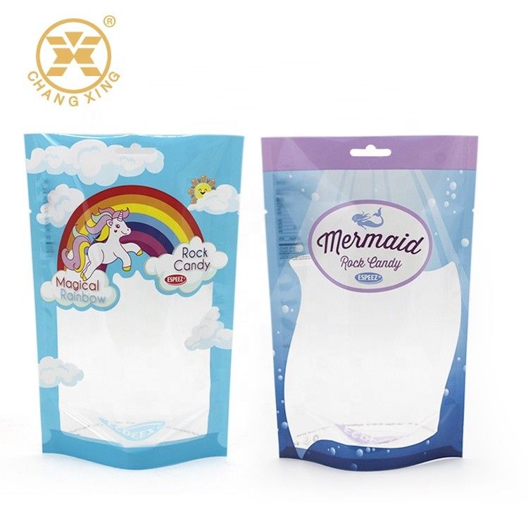 Holographic Ziplockk Snack Packaging Bags