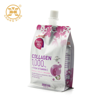 Liquido di Jolly Sachet Packaging 1000mg della bevanda del LDPE con il becco centrale