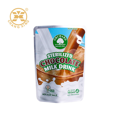 OEM ODM Plastic Aluminum Foil Stand Up Garment Packaging Bag Bag sigillato per il latte
