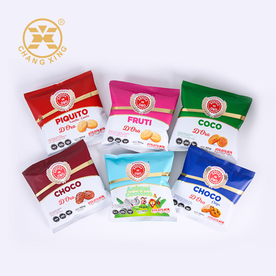 Pellicola a pacco di plastica Chips Biscuit Cookies di alluminio del commestibile del rotolo di plastica del
