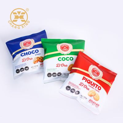 I biscotti dei biscotti hanno soffiato di plastica del di alluminio del rotolo di film di imballaggio per alimenti BOPP laminati