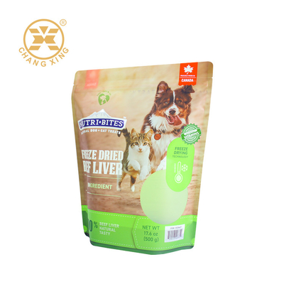La grande dimensione 10kg 15kg Stong sta sulla borsa Matt Aluminum di plastica dell'alimento per animali domestici