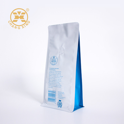 250 g 500 g 1 kg Borsa da caffè a fondo piatto Borse da caffè con cerniera