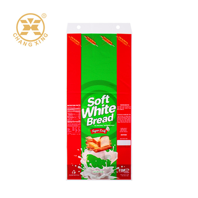 Imballaggio di pane per panifici stampato su misura PET / PE Sacchetti di plastica greaseproof con logo