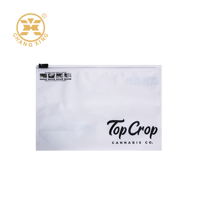 BOPP abbigliamento sigillabile zippa serratura borse borse con logo per abbigliamento