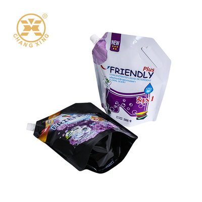 2 kg sacchetto portatile di detersivo per bucato sacchetto di plastica liquido versare sacchetti di imballaggio Doypack