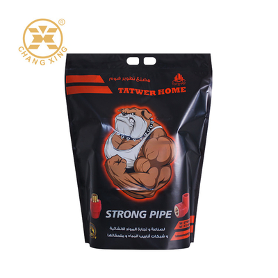 OEM ODM Plastic Stand Up Ziplock Bag Dog Cat Pet Food Bag 5kg 10kg 15kg 20kg Per l'alimentazione degli animali domestici