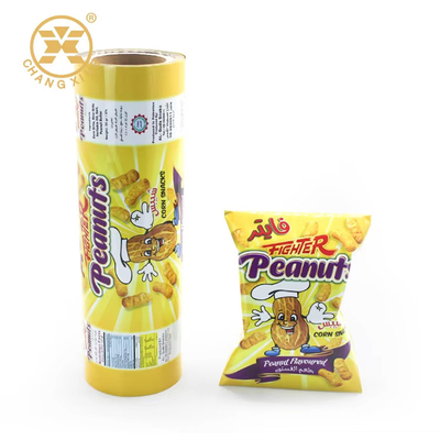 Pellicola di imballaggio BOPP / VMCPP laminata di qualità alimentare Pellicola di sigillamento termico Puffing Food Roll Film Food Packaging Bag