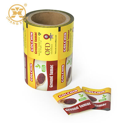 Film laminato in foglio di alluminio di qualità alimentare stampato su misura per imballaggi flessibili