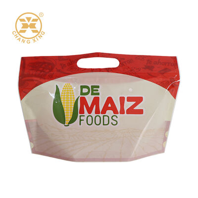 Stampa personalizzata di sacchetti di imballaggio in plastica trasparente per l'imballaggio di frutta e verdura fresca/borsa per alimenti congelati con cerniera a cursore