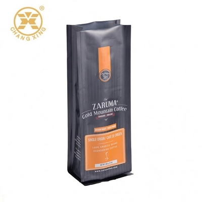 La stagnola nera di Matte Coffee Packaging Bags Aluminium di incisione sta sulla stampa del sacchetto