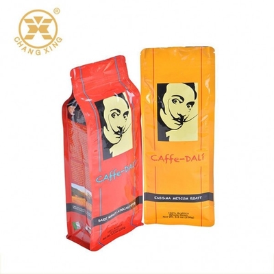 Borse d'imballaggio stampate di alluminio del caffè con borsa di Bean Side Gusset Coffee Packaging dell'arrosto dell'etichetta privata dello zip e della valvola