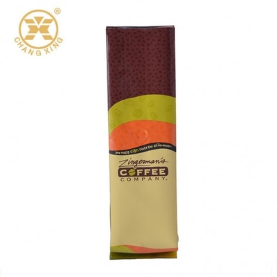 Sacchetto d'imballaggio del di alluminio della borsa del caffè gusseted del lato della guarnizione del quadrato