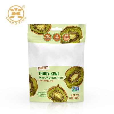 Le borse d'imballaggio dello spuntino Gusseted inferiore di MOPP hanno stampato il sacchetto stante con la chiusura lampo