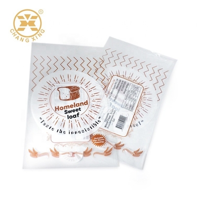 Borse di plastica del pane di imballaggio per alimenti del lldpe di imballaggio di pane del forno del commestibile