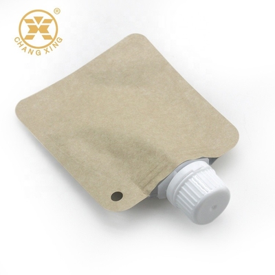 il lato d'imballaggio detergente del sacchetto 3 di 30ml 50ml ha sigillato l'imballaggio per alimenti laminato di carta kraft
