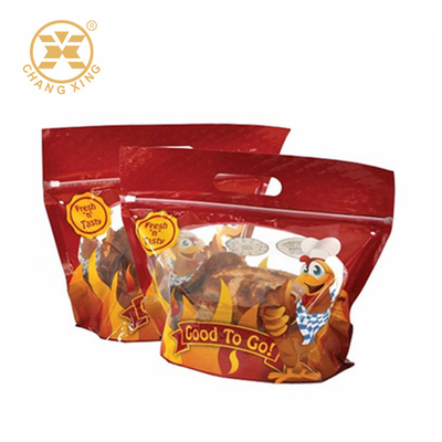 2kg ha grigliato l'imballaggio per alimenti del sacchetto dello zip di Cpp del pollo arrosto con la maniglia