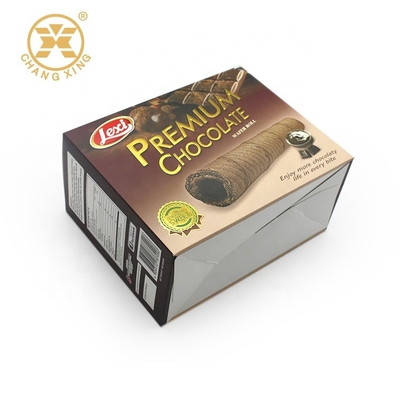 Il cioccolato Antivari su ordinazione d'imballaggio dei contenitori Candy dello spuntino di CMYK di cartone antipolvere di sottoscrizione inscatola l'OEM