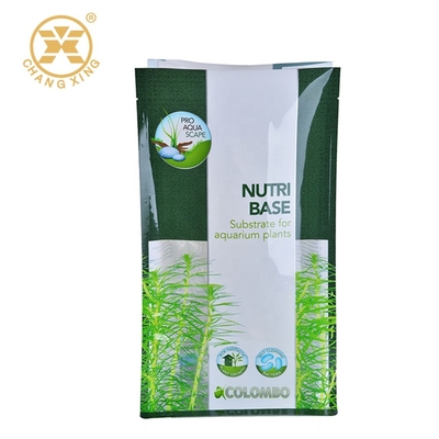 L'imballaggio sostenibile del fertilizzante organico di 2lb 5lb BOPP insacca il sacchetto della scatola del fondo piatto di incisione