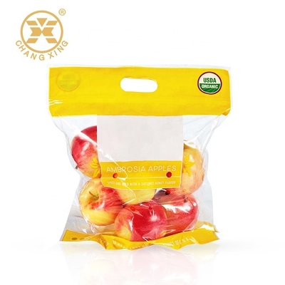 Borse laminate di plastica della radura della frutta del LDPE per il supporto stampato su ordinazione di imballaggio per alimenti sulle borse del sacchetto