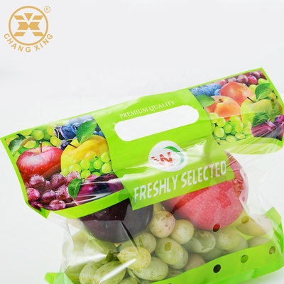 sacchetti di plastica d'imballaggio di verdure compositi trasparenti di Bopp della frutta fresca 750g