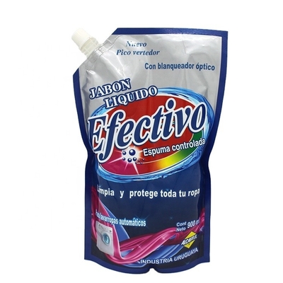 sacchetto di Tanding dell'emolliente del tessuto di 2L 5L con la borsa detergente liquida del LDPE del becco