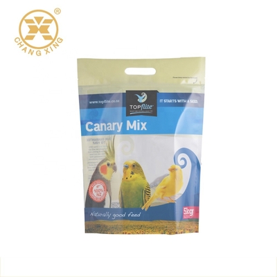 Sacchetto d'imballaggio lucido ambientale della chiusura lampo di condizione della borsa 20kg 25kg dell'alimento per animali domestici del PE