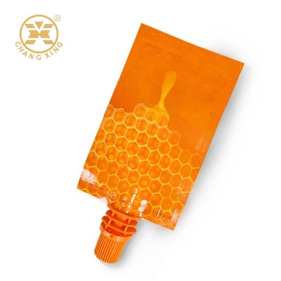 La polvere 500g del LDPE Honey Sachet Packaging Rohs Protein sta sul sacchetto con l'ugello